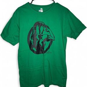 Zuni Marvel SheHulk Green Graphic T-Shirt with Black Design